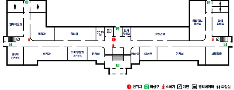 본관(금강관)-1층 안내